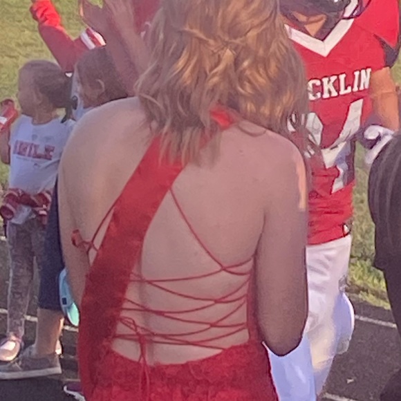 Formal Red Dress - Picture 5 of 11